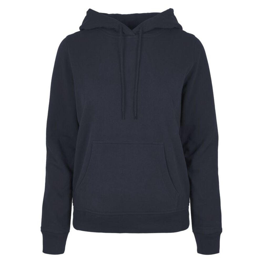Build Your Brand Womens/Ladies Basic Hoodie / Navy